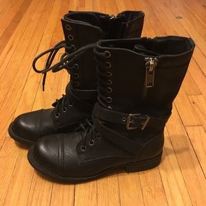 Black Combat Boots